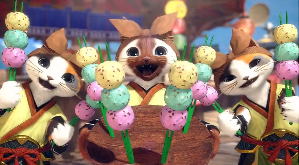 《MHR》曙光新團子(貓飯)動畫:造型可愛食欲大開! 《MHR》曙光新團子(貓飯)動畫:造型可愛食欲大開!