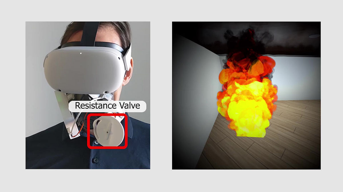 仿佛潛龍諜影片場來的 科學家製造VR呼吸面罩造型科幻