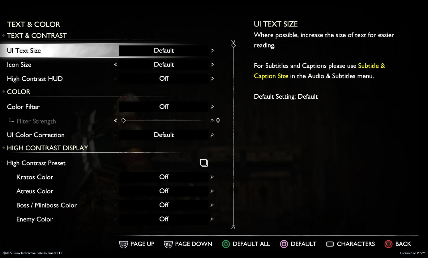 官方表示《戰神5》會增加更多易用性選項,方便玩家調整 官方表示《戰神5》會增加更多易用性選項,方便玩家調整