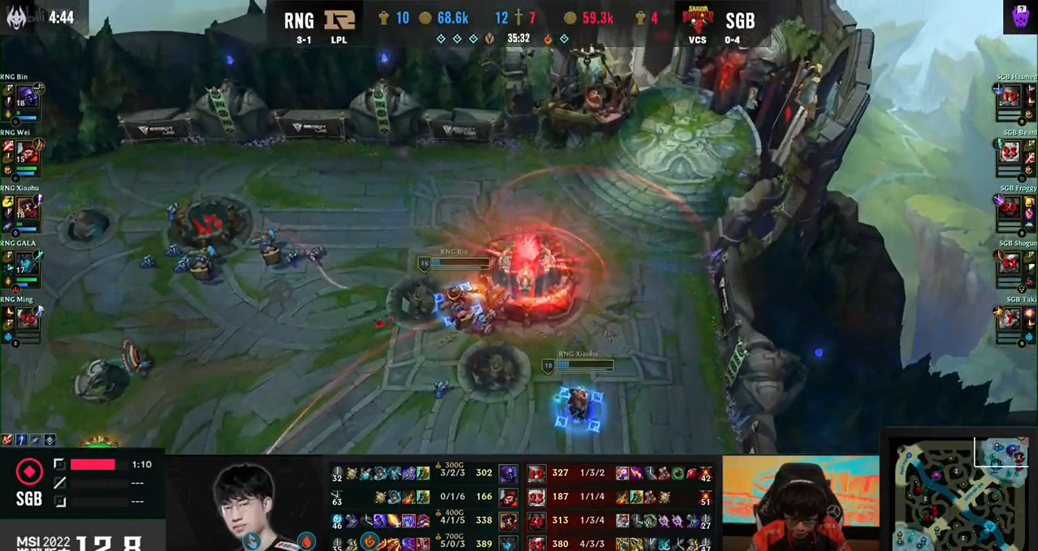 《英雄聯盟》MSI對抗賽第3日：RNG戰隊1：0戰勝G2！