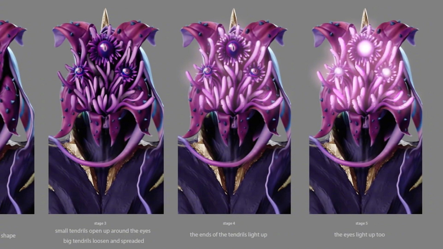 畫面略重口！《英雄聯盟》虛空女皇卑爾維斯設計稿公布