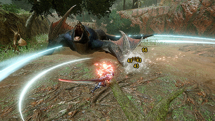 《怪獵崛起：曙光》太刀長槍展示 神威居合強力一擊！