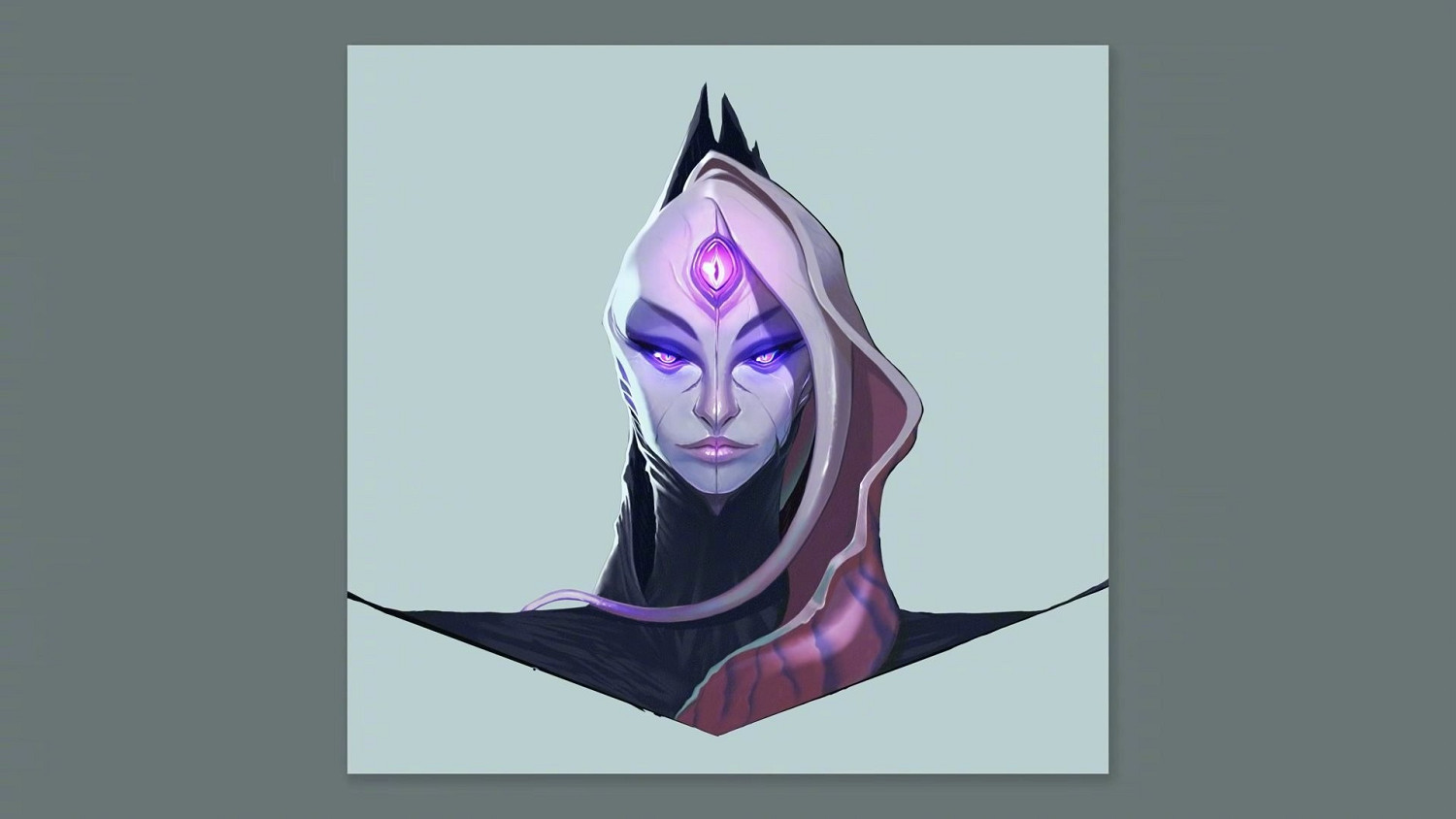 畫面略重口！《英雄聯盟》虛空女皇卑爾維斯設計稿公布