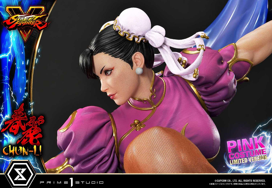 迷人又危險!P1S《快打旋風5》春麗粉紅戰袍雕像! 迷人又危險!P1S《快打旋風5》春麗粉紅戰袍雕像!