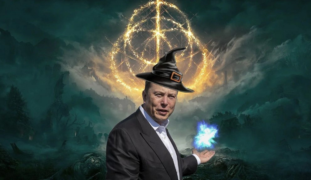 馬斯克稱讚《艾爾登法環》是藝術品 公開通關時的法師配裝 馬斯克稱讚《艾爾登法環》是藝術品 公開通關時的法師配裝