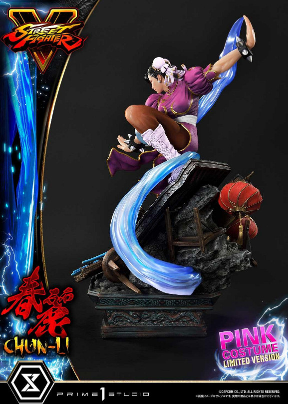 迷人又危險!P1S《快打旋風5》春麗粉紅戰袍雕像! 迷人又危險!P1S《快打旋風5》春麗粉紅戰袍雕像!