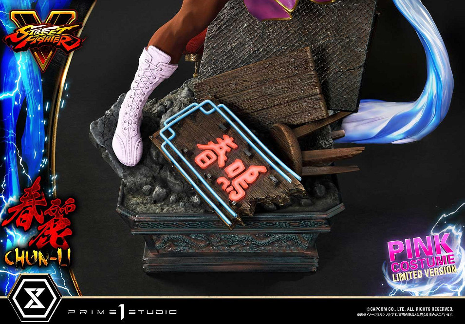 迷人又危險!P1S《快打旋風5》春麗粉紅戰袍雕像! 迷人又危險!P1S《快打旋風5》春麗粉紅戰袍雕像!