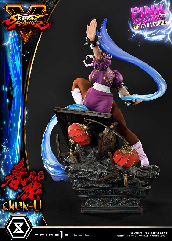 迷人又危險!P1S《快打旋風5》春麗粉紅戰袍雕像! 迷人又危險!P1S《快打旋風5》春麗粉紅戰袍雕像!