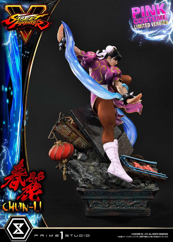 迷人又危險!P1S《快打旋風5》春麗粉紅戰袍雕像! 迷人又危險!P1S《快打旋風5》春麗粉紅戰袍雕像!