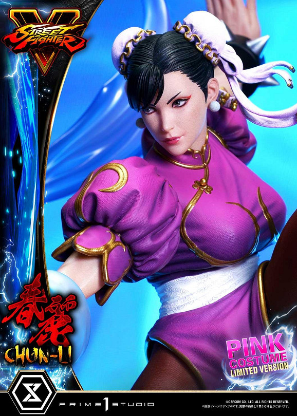 迷人又危險!P1S《快打旋風5》春麗粉紅戰袍雕像! 迷人又危險!P1S《快打旋風5》春麗粉紅戰袍雕像!