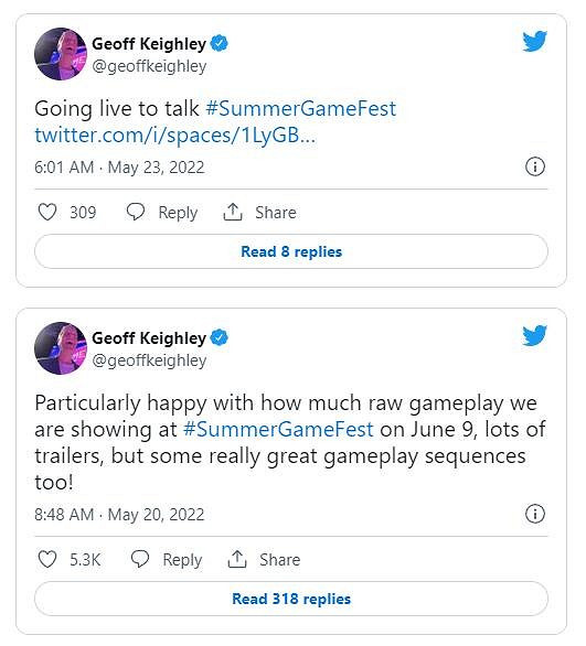 Keighley表示今年夏季第三方數位展會將變少