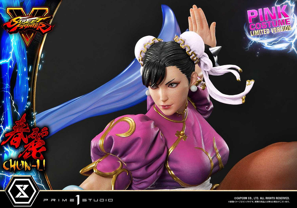 迷人又危險!P1S《快打旋風5》春麗粉紅戰袍雕像! 迷人又危險!P1S《快打旋風5》春麗粉紅戰袍雕像!