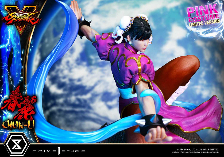 迷人又危險!P1S《快打旋風5》春麗粉紅戰袍雕像! 迷人又危險!P1S《快打旋風5》春麗粉紅戰袍雕像!