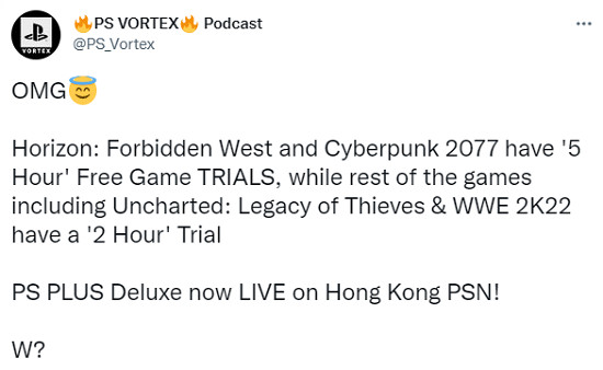 PS Plus試玩時長驚人！索尼力爭提供完整遊戲體驗？