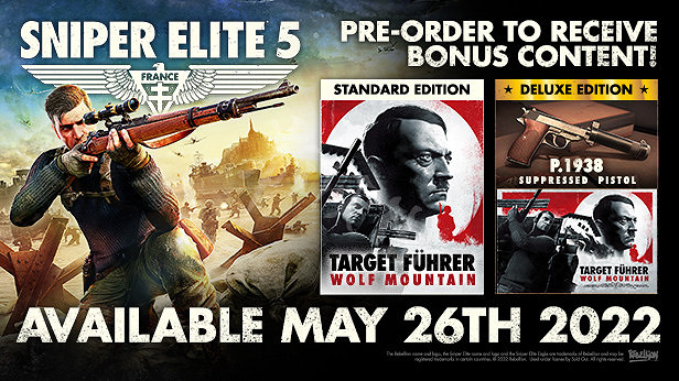 《狙擊精英5》預購獎勵有什麽？豪華版價格及獎勵內容一覽