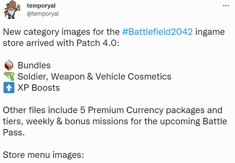 《戰地風雲2042》遊戲商店和小額付費洩露 課金嗨起來? 《戰地風雲2042》遊戲商店和小額付費洩露 課金嗨起來?