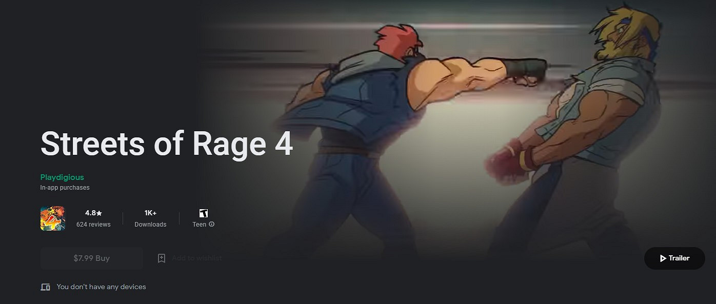 《怒之鐵拳4》現已登陸了iOS和安卓 售價7.99美元 《怒之鐵拳4》現已登陸了iOS和安卓 售價7.99美元