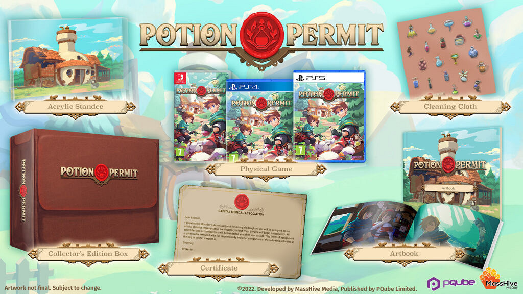 像素風遊戲《Potion Permit》主機實體版公布 像素風遊戲《Potion Permit》主機實體版公布