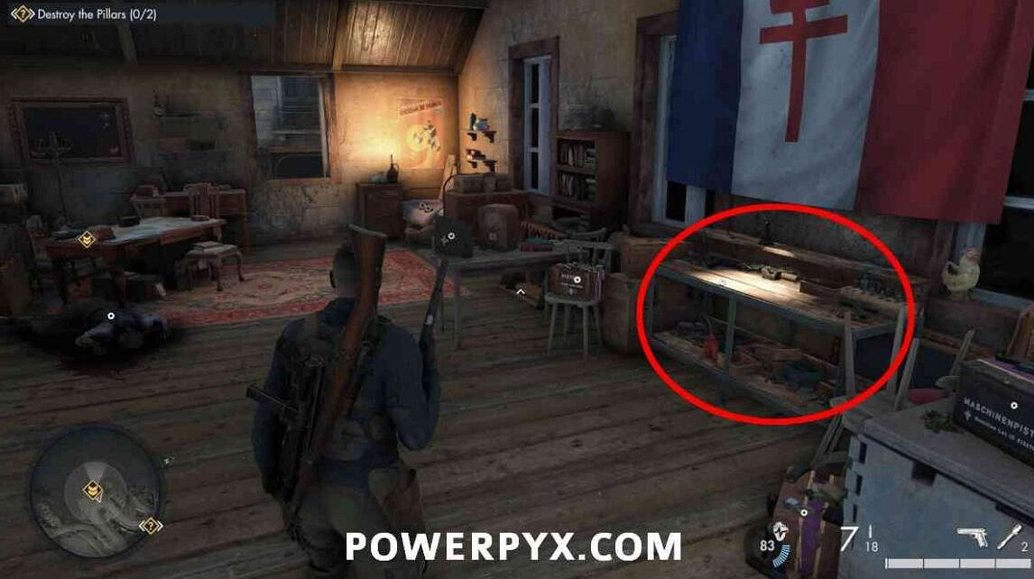 《狙擊精英5》工作台位置大全 工作台在哪找？