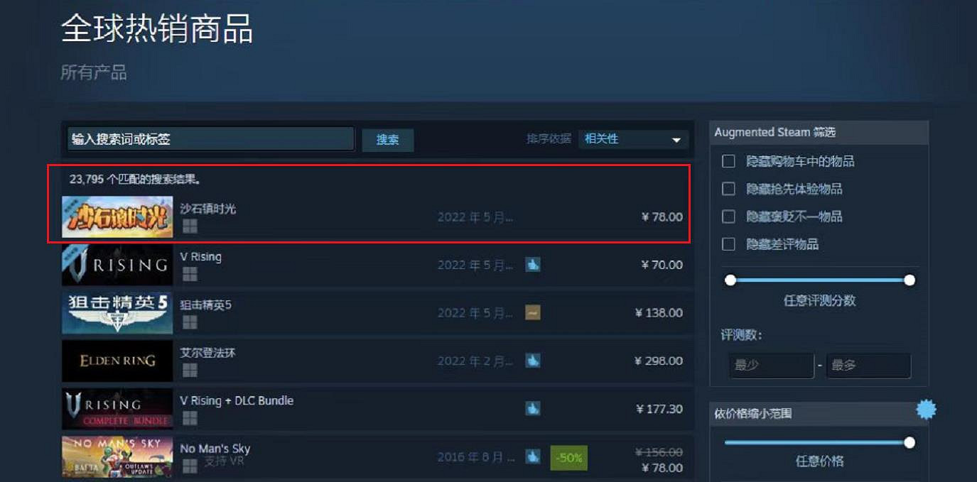 熱度超越艾爾登法環 Steam全球熱銷榜 這遊戲什麽來頭 熱度超越艾爾登法環 Steam全球熱銷榜 這遊戲什麽來頭