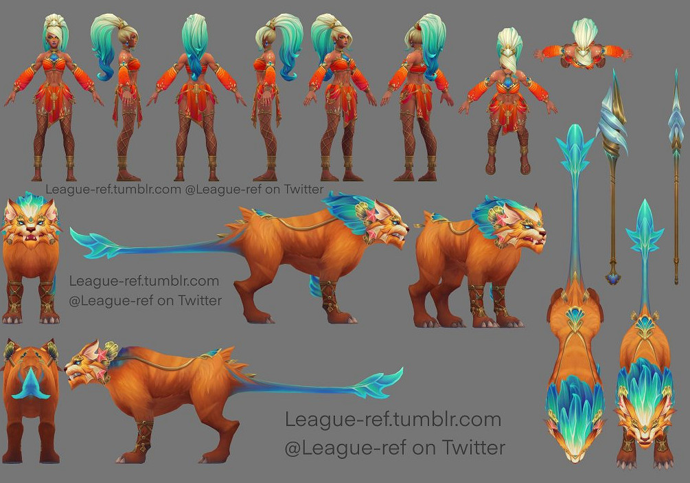 大家都穿的很清涼！《英雄聯盟》新泳裝皮膚建模展示