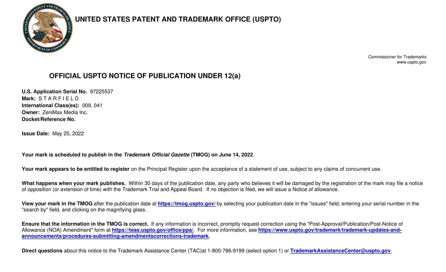 小心半路截胡？B社《星空之地》遊戲商標進入公告期
