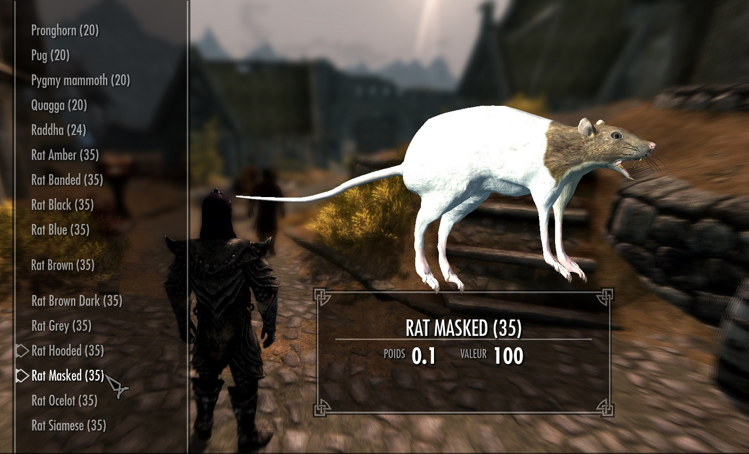 碩鼠碩鼠 無食我黍！《上古卷軸V：無界天際》巨鼠同伴MOD