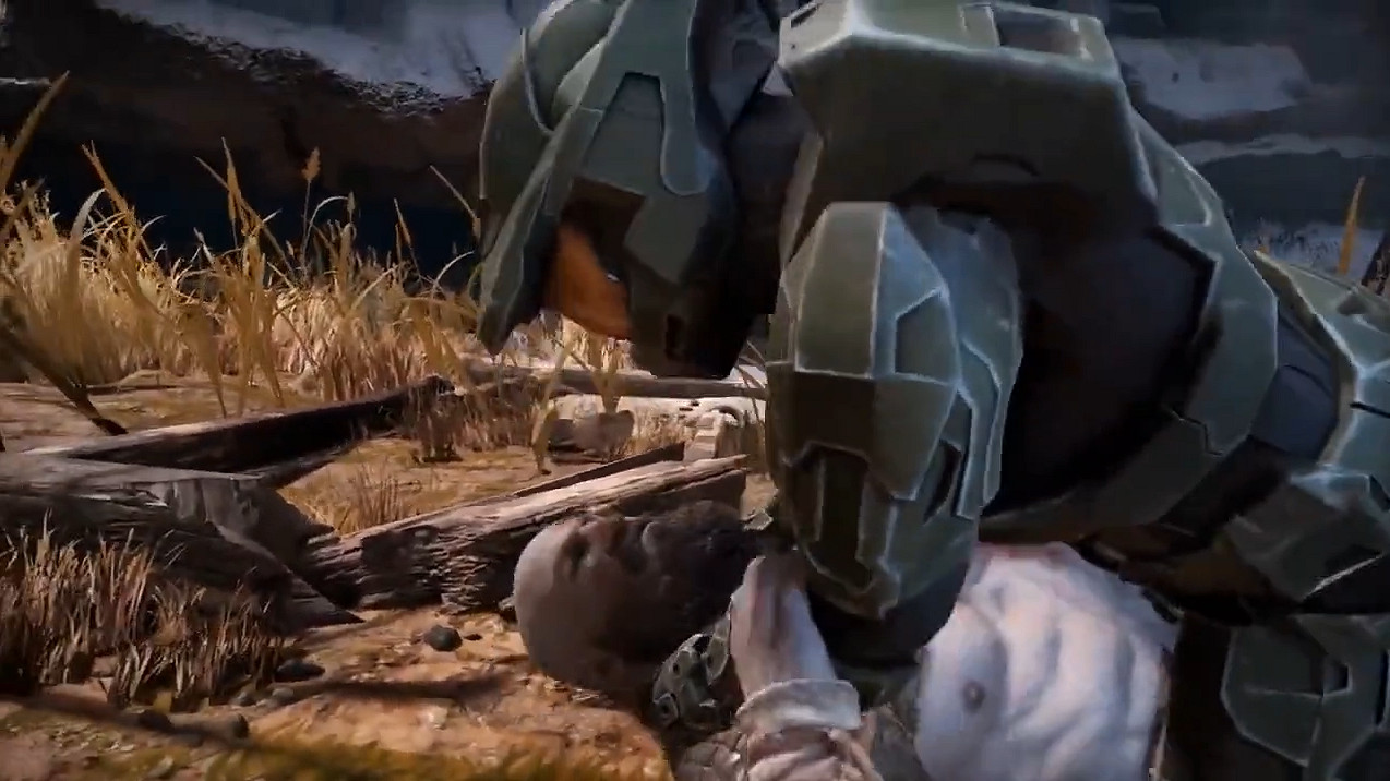 真“關公戰秦瓊”!《戰神4》士官長MOD展示公開 真“關公戰秦瓊”!《戰神4》士官長MOD展示公開