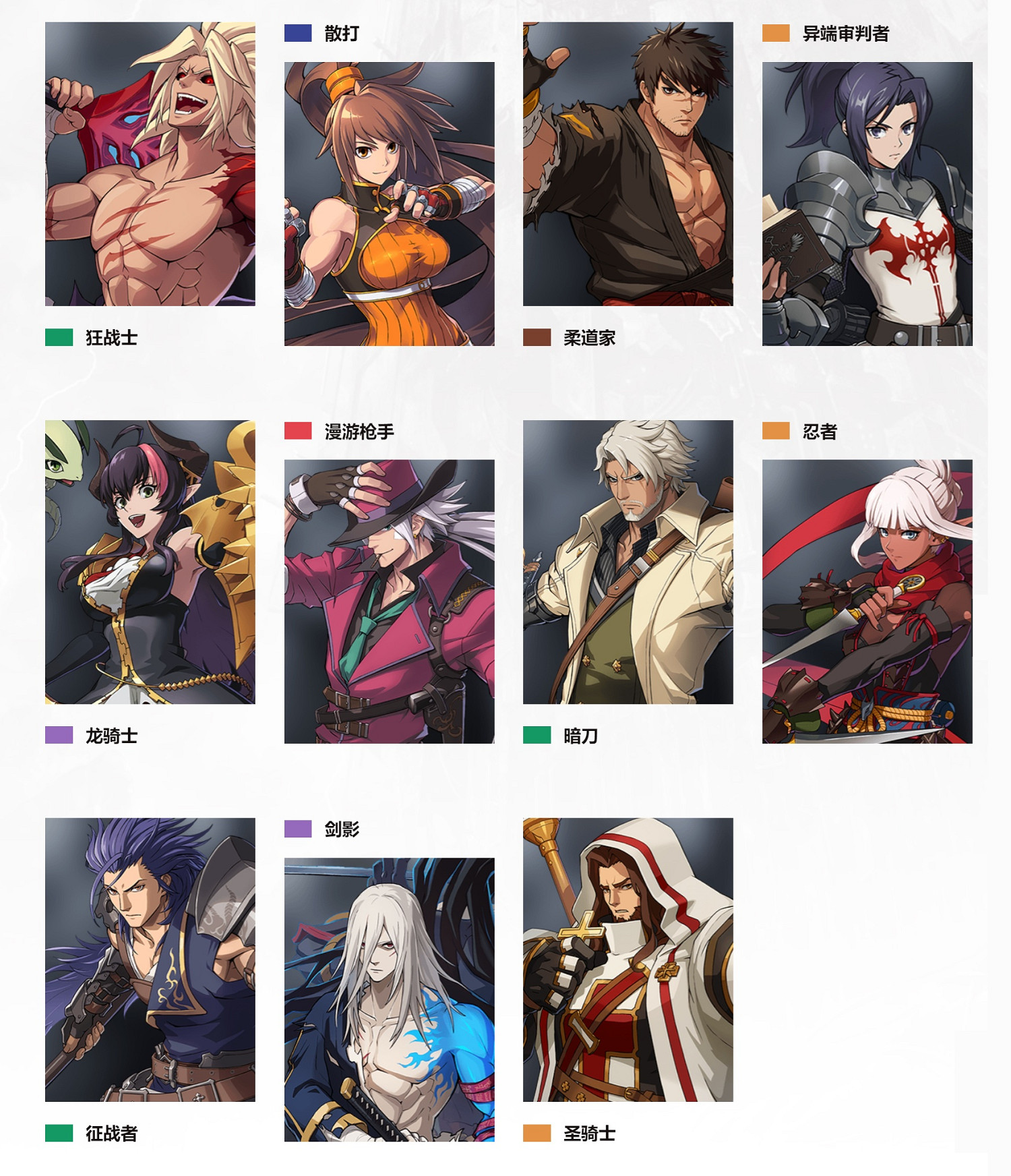 《DNF決鬥》中文官網上線！全參戰角色背景設定介紹