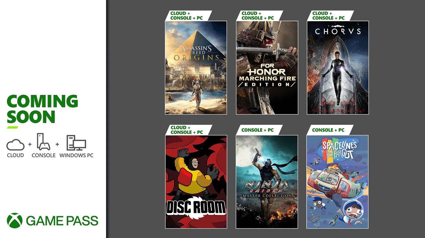 微軟 Xbox Game Pass (XGP) 六月新增遊戲公布 《刺客教條:起源》等加入 微軟 Xbox Game Pass (XGP) 六月新增遊戲公布 《刺客教條:起源》等加入