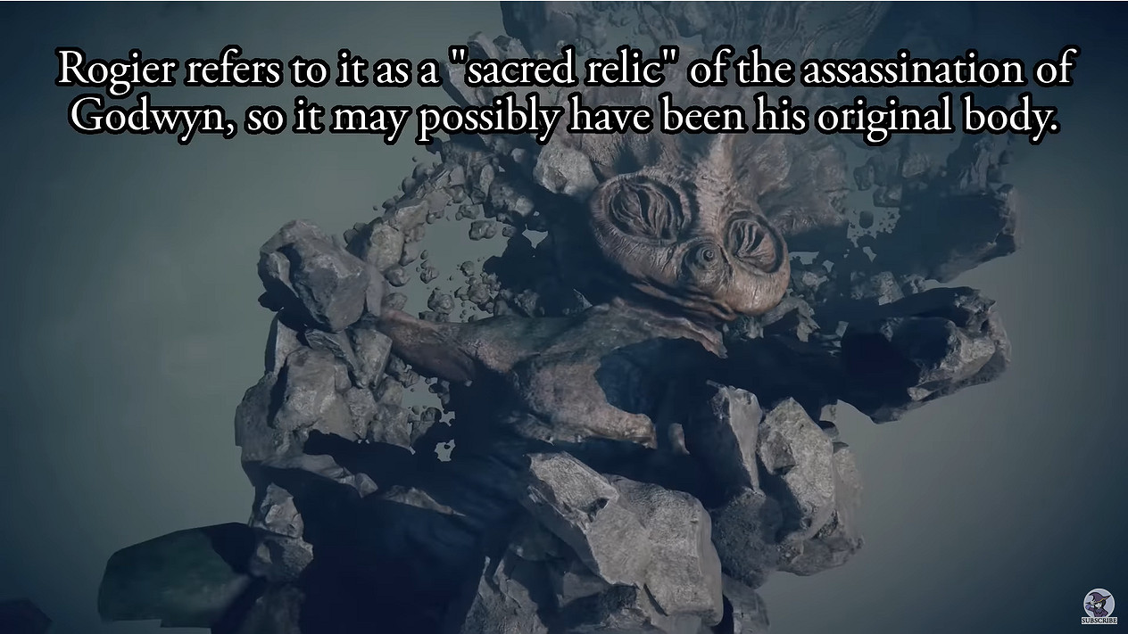 《艾爾登法環》葛德文屍體全貌！曾經的半神竟淪落至此