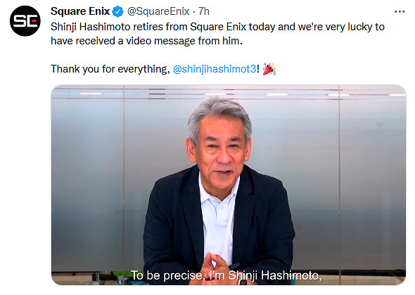 橋本真司宣布退休 曾是《最終幻想》系列資深製作人