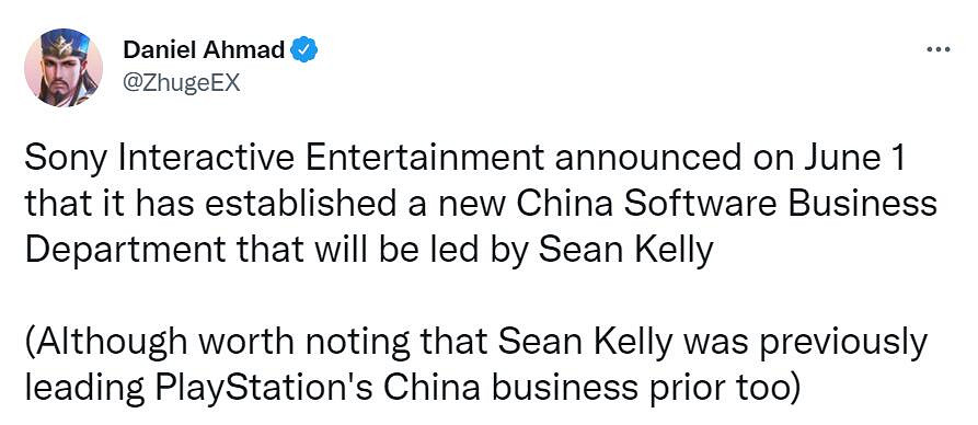 索尼新設立“中國軟體事業部” PS中國市場很重要! 索尼新設立“中國軟體事業部” PS中國市場很重要!