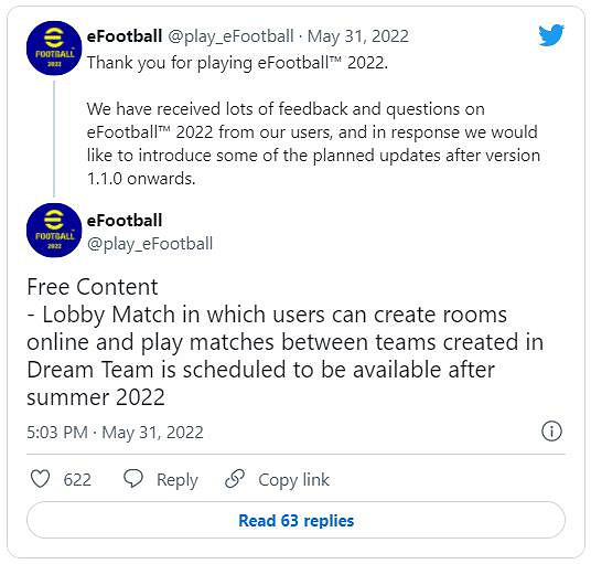 《實況2022》冬季支援跨平台遊戲 大師聯賽2023年推出