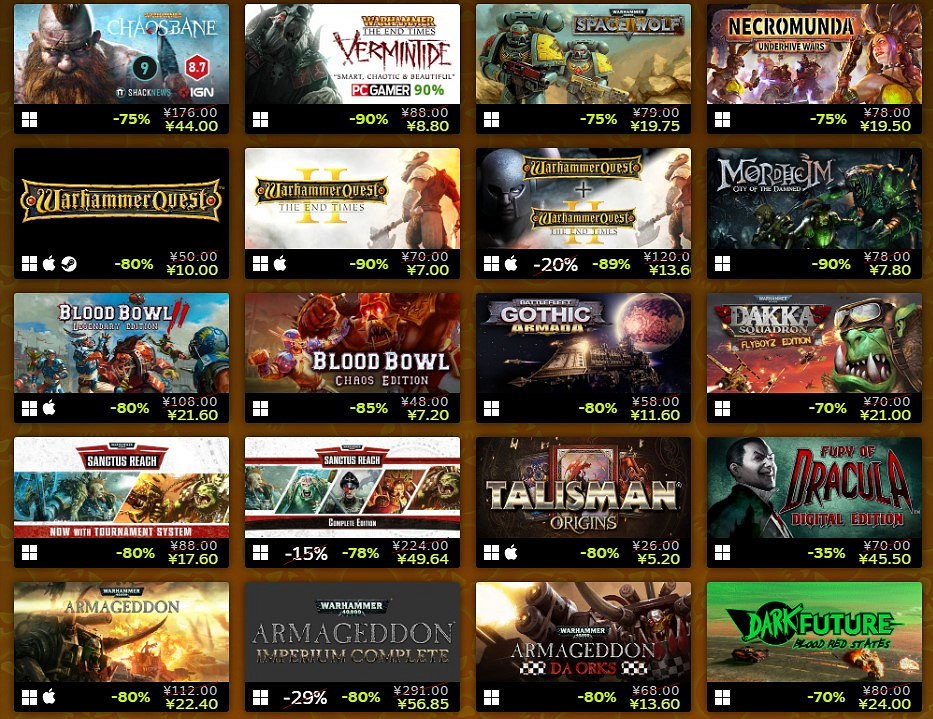 Steam“戰鎚 Skulls”電子遊戲節開啟!最低一折起! Steam“戰鎚 Skulls”電子遊戲節開啟!最低一折起!