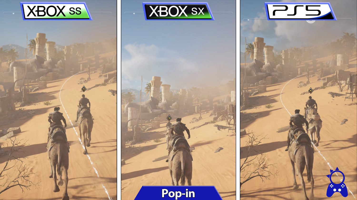 《AC起源》更新高幀更新檔對比影片:Xbox加載更快! 《AC起源》更新高幀更新檔對比影片:Xbox加載更快!