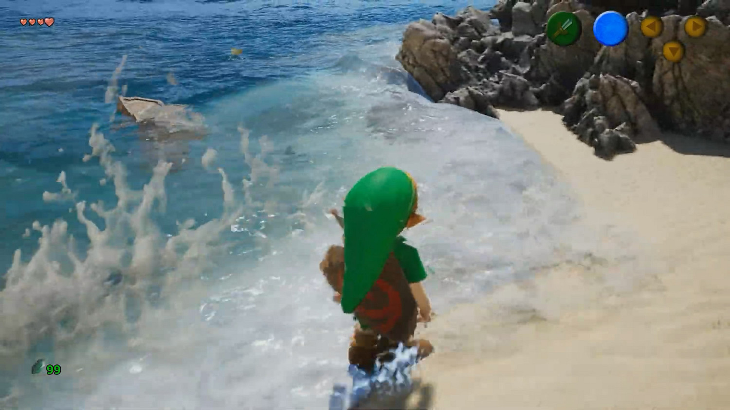 粉絲虛幻5重製《塞爾達時之笛》新展示:水面效果驚人 粉絲虛幻5重製《塞爾達時之笛》新展示:水面效果驚人