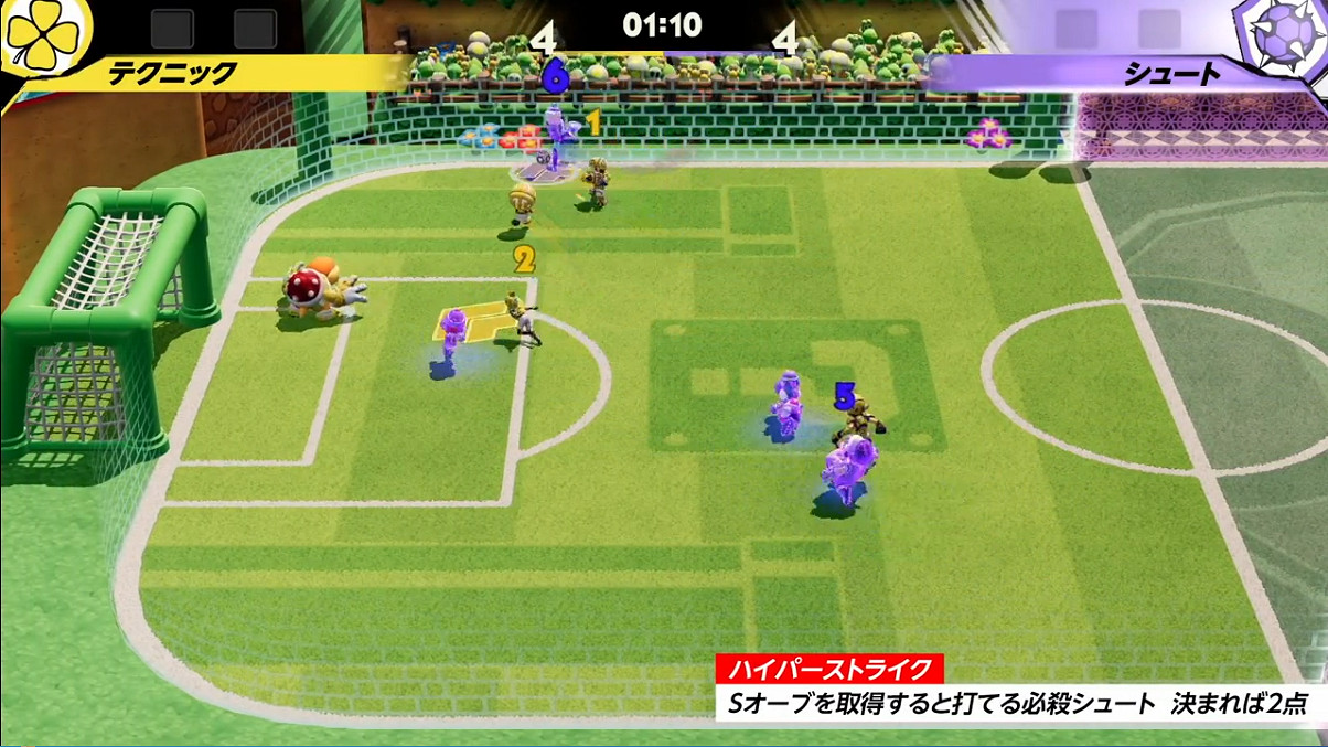 超能力足球《馬裡奧激戰前鋒:戰鬥聯賽》新實機展示 超能力足球《馬裡奧激戰前鋒:戰鬥聯賽》新實機展示