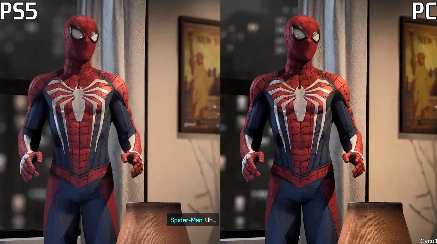 比PS5版效果還好!《漫威蜘蛛人》PC/主機畫面對比 比PS5版效果還好!《漫威蜘蛛人》PC/主機畫面對比