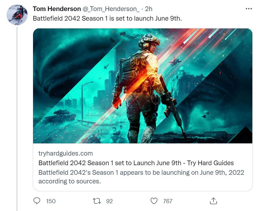 《戰地風雲2042》第一賽季上線日期曝光!3部預告片來襲 《戰地風雲2042》第一賽季上線日期曝光!3部預告片來襲