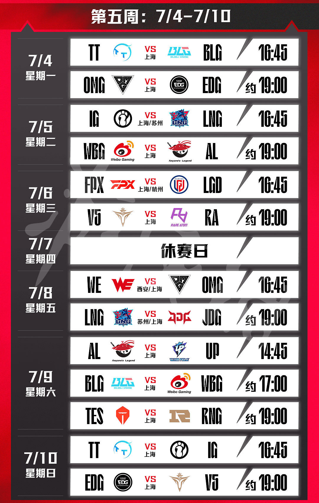 《英雄聯盟》lpl2022夏季賽程表一覽 夏季賽2022賽程表分享