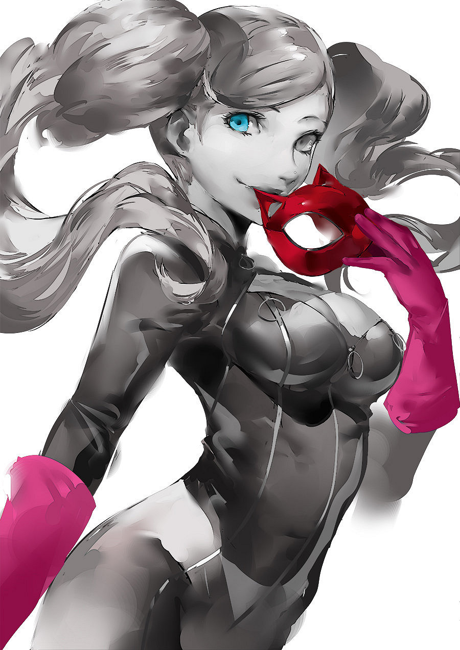 P5依舊天下第一?《女神異聞錄5》主角組黑白立繪鑒賞 P5依舊天下第一?《女神異聞錄5》主角組黑白立繪鑒賞