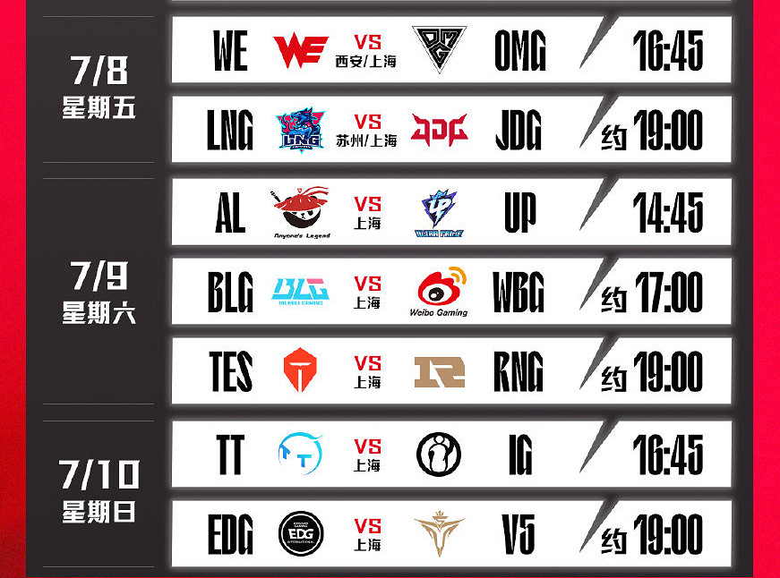 盛夏激戰《英雄聯盟》2022LPL夏季賽賽程公布! 盛夏激戰《英雄聯盟》2022LPL夏季賽賽程公布!