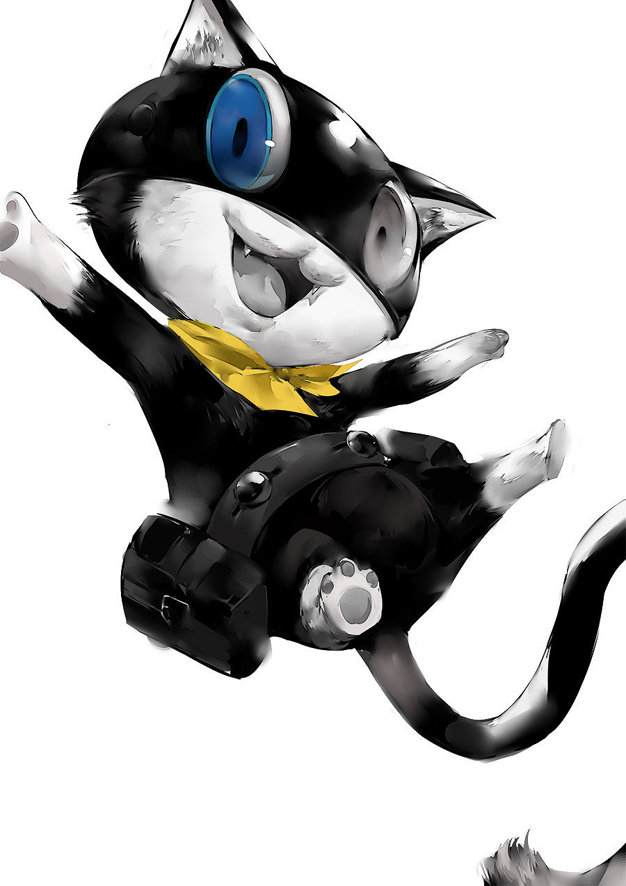 P5依舊天下第一?《女神異聞錄5》主角組黑白立繪鑒賞 P5依舊天下第一?《女神異聞錄5》主角組黑白立繪鑒賞