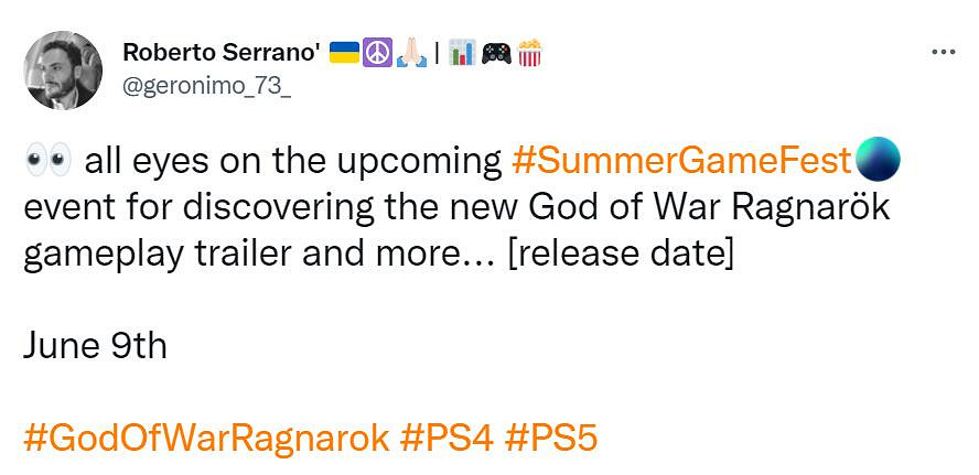 傳索尼《戰神5》可能在“夏日遊戲節”公開發售日期! 傳索尼《戰神5》可能在“夏日遊戲節”公開發售日期!