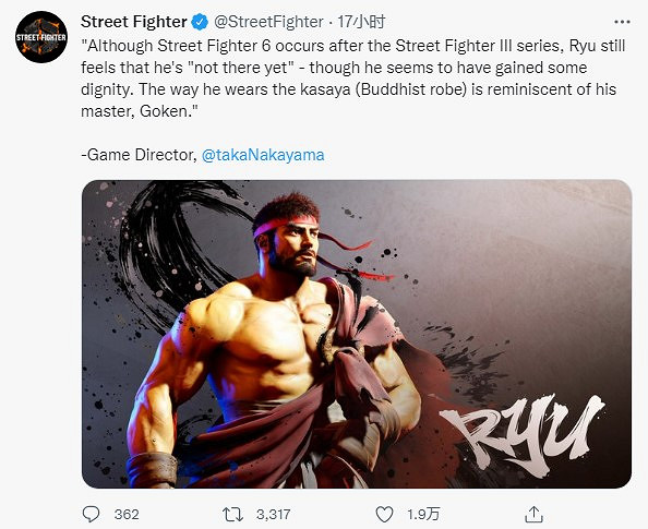 《快打旋風6》遊戲總監解釋 隆 新造型的靈感來源! 《快打旋風6》遊戲總監解釋 隆 新造型的靈感來源!