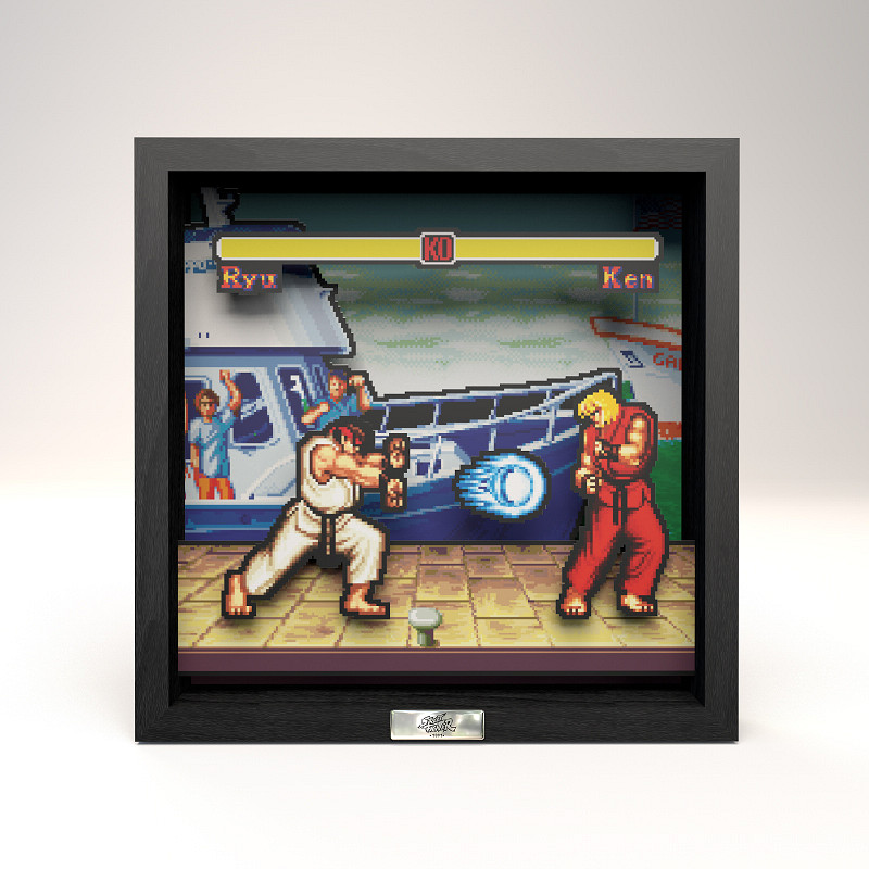 《快打旋風》粉絲心動了！3D立體畫箱《快打旋風3》主題新品