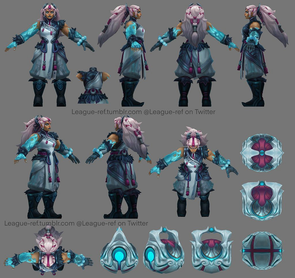 《英雄聯盟》“純白之月”新皮膚預覽 原畫公開! 《英雄聯盟》“純白之月”新皮膚預覽 原畫公開!