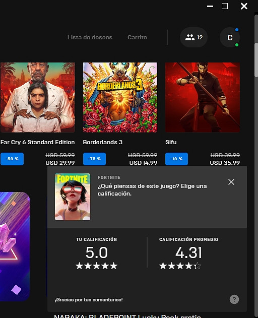 Epic平台"玩家測評"功能已上線！《FF7RE》4.9星好評