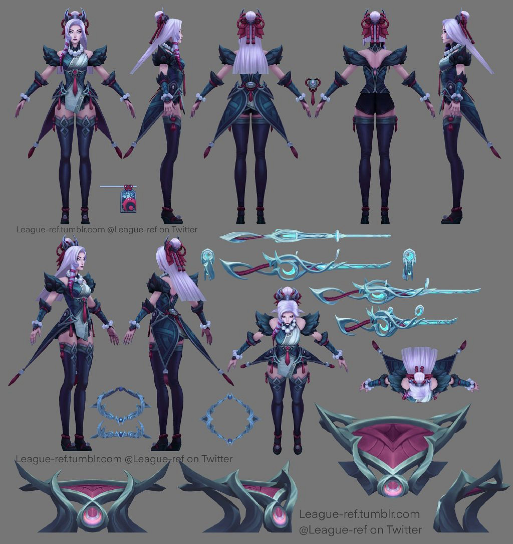 《英雄聯盟》“純白之月”新皮膚預覽 原畫公開! 《英雄聯盟》“純白之月”新皮膚預覽 原畫公開!